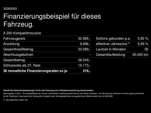 Mercedes-Benz A 200 AMG Line