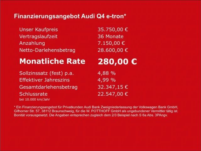 Audi Q4 e-tron 40 Sportback