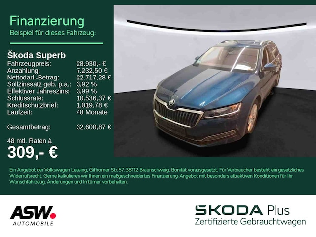 Skoda Superb 2.0 TDI Combi Style Style
