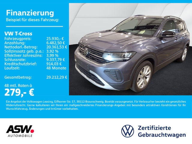 Volkswagen T-Cross 1.0 TSI DSG