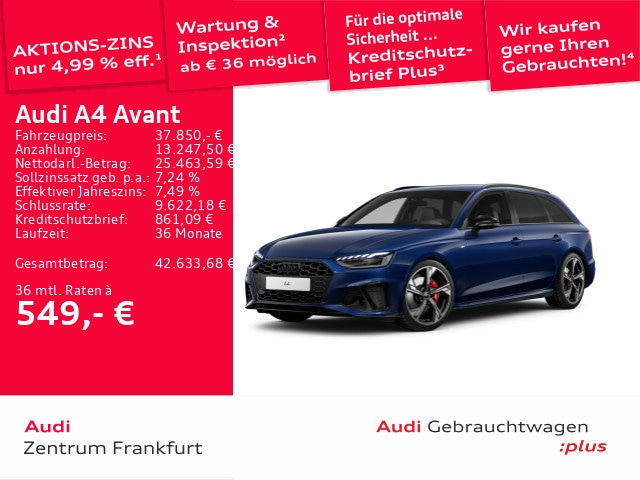 Audi A4 40 TFSI Avant S-Line S-Tronic