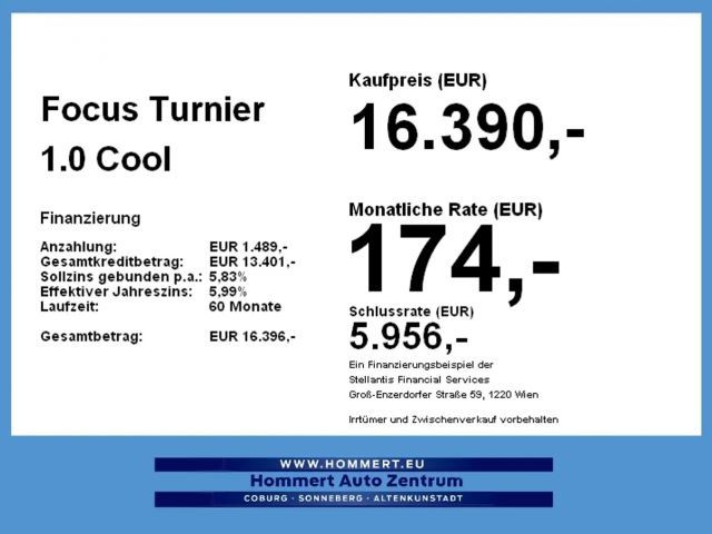 Ford Focus Cool & Connect Wagon