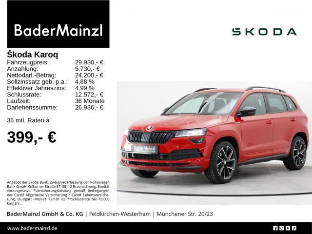 Skoda Karoq 2.0 TSI 4x4 Sportline