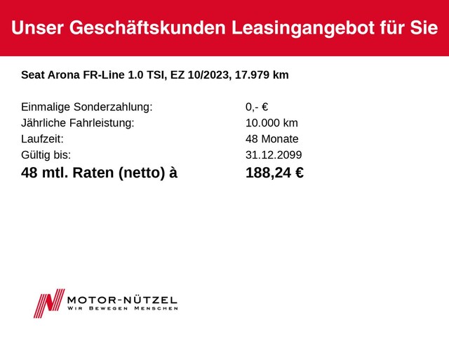 Seat Arona 1.0 TSI FR-lijn