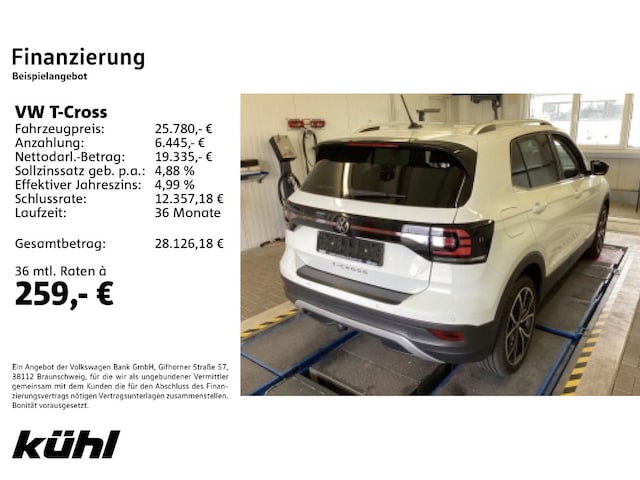 Volkswagen T-Cross 1.0 TSI DSG Style