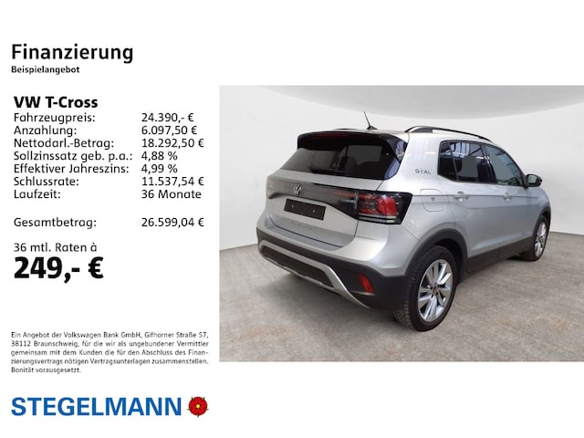 Volkswagen T-Cross 1.0 TSI DSG