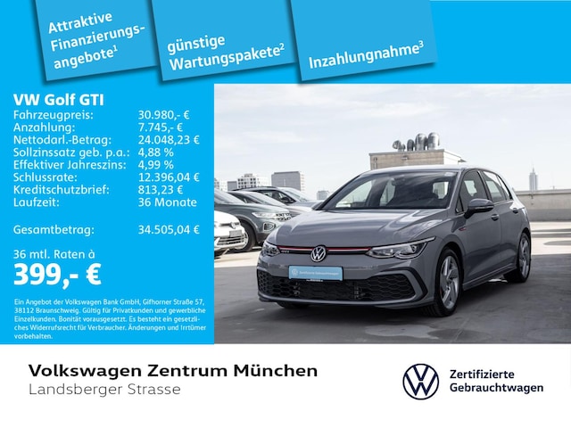 Volkswagen Golf 2.0 TSI DSG GTI Golf VIII