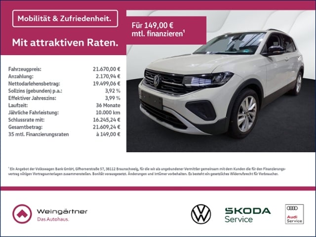 Volkswagen T-Cross 1.0 TSI