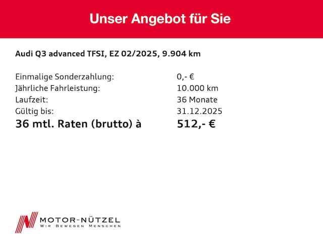 Audi Q3 40 TFSI Quattro S-Tronic