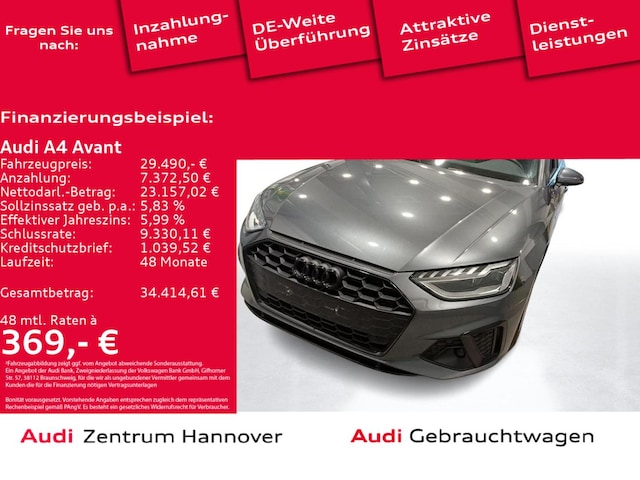 Audi A4 35 TFSI Avant S-Line S-Tronic