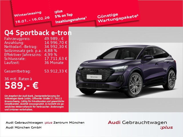 Audi Q4 e-tron Quattro Sportback