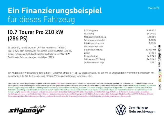 Volkswagen ID.7 IQ.Drive Pro Tourer
