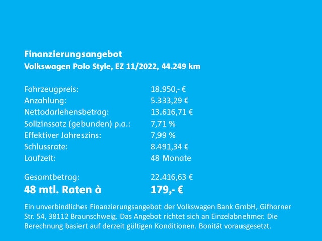 Volkswagen Polo Style