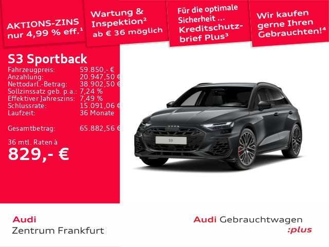 Audi S3 Quattro S-Tronic Sportback