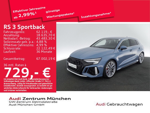 Audi RS3 Quattro S-Tronic Sportback