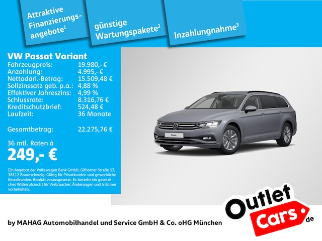Volkswagen Passat 2.0 TDI Business DSG Variant