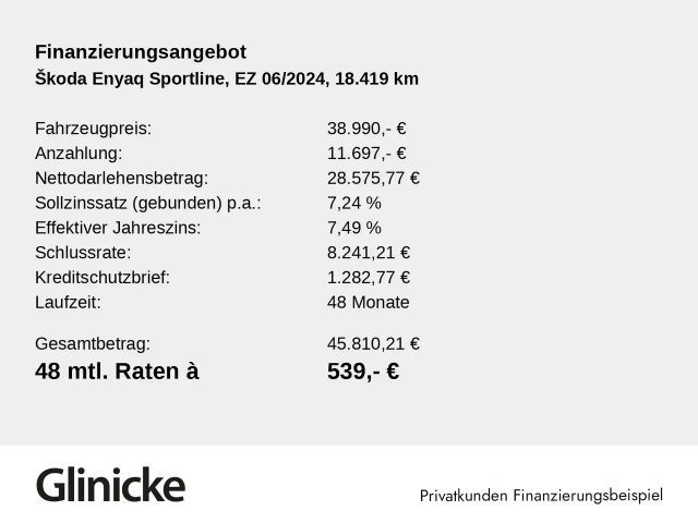 Skoda Enyaq Coupe Sportline iV 60