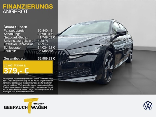 Skoda Superb 2.0 TDI 4x4 Combi Sportline