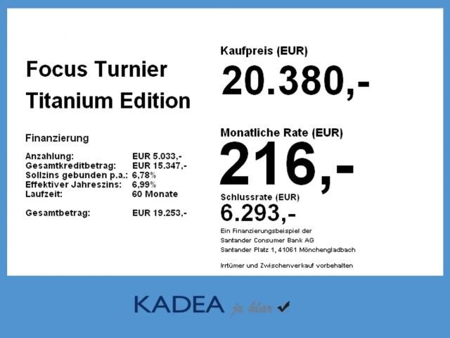 Ford Focus Titanium Wagon
