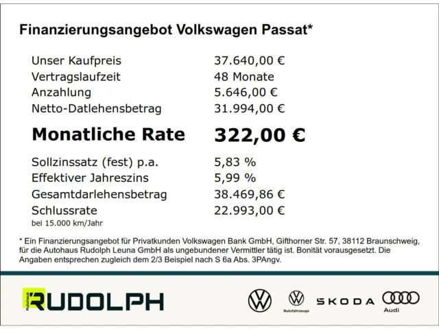 Volkswagen Passat 1.5 eTSI Business DSG