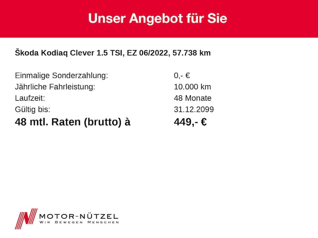 Skoda Kodiaq 1.5 TSI Clever
