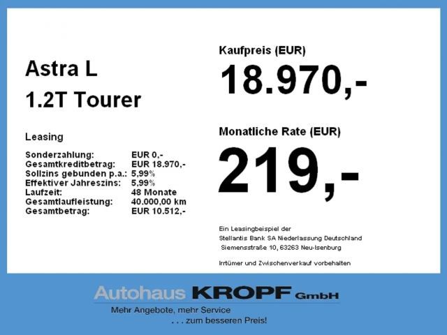 Opel Astra 1.2 Turbo