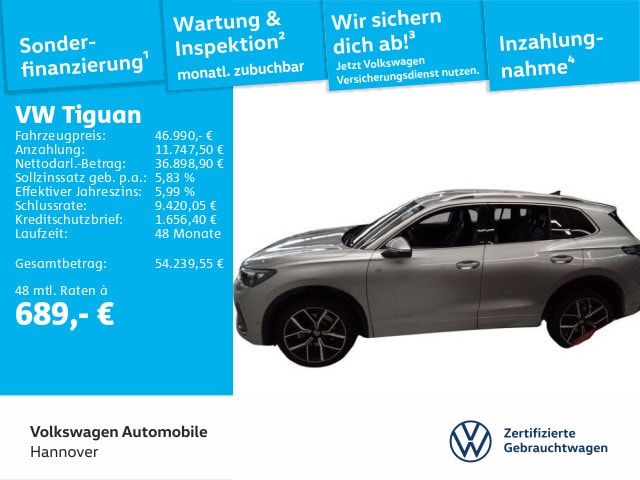 Volkswagen Tiguan 2.0 TSI 4Motion DSG R-Line