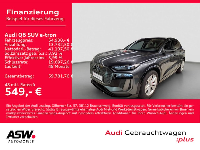 Audi Q6 e-tron SUV e-tron Audi Q6 SUV e-tron