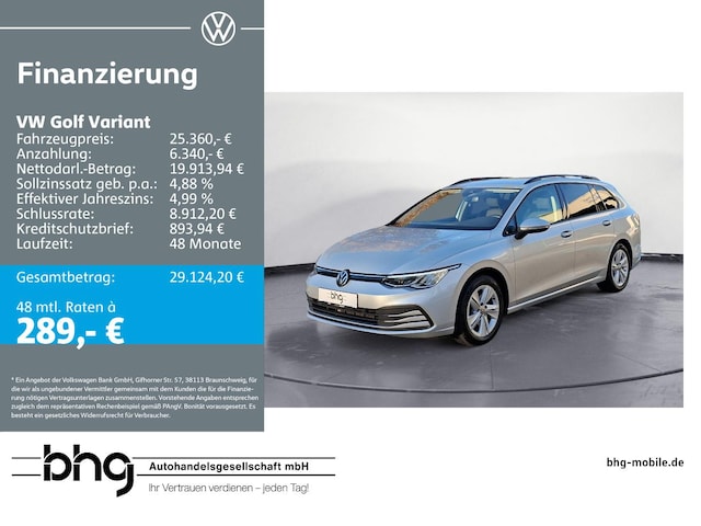 Volkswagen Golf 1.5 eTSI DSG Life Variant