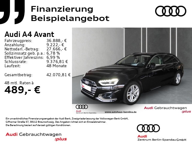 Audi A4 40 TDI Avant Quattro S-Tronic