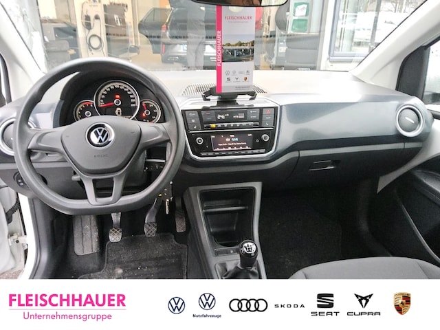 Volkswagen up! 1.0 Klimaautom DAB SHZ Rückfahrkam. Temp PDC Regensensor Winterpaket GA Speedlimiter