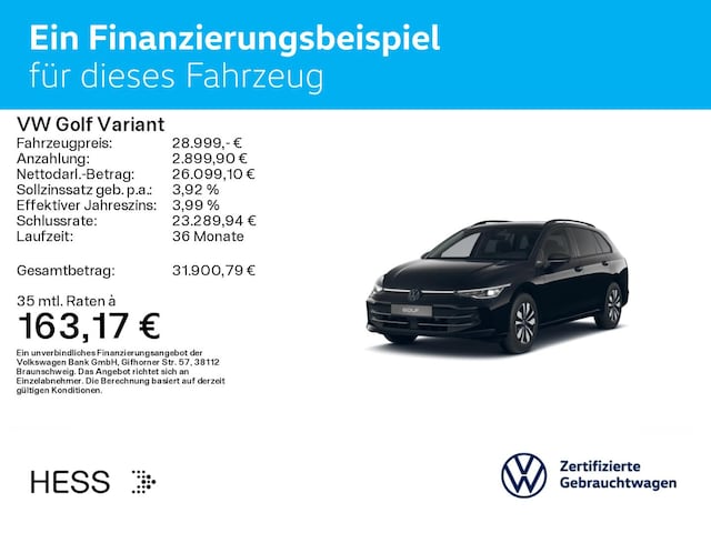 Volkswagen Golf 1.5 eTSI DSG Golf VIII Variant