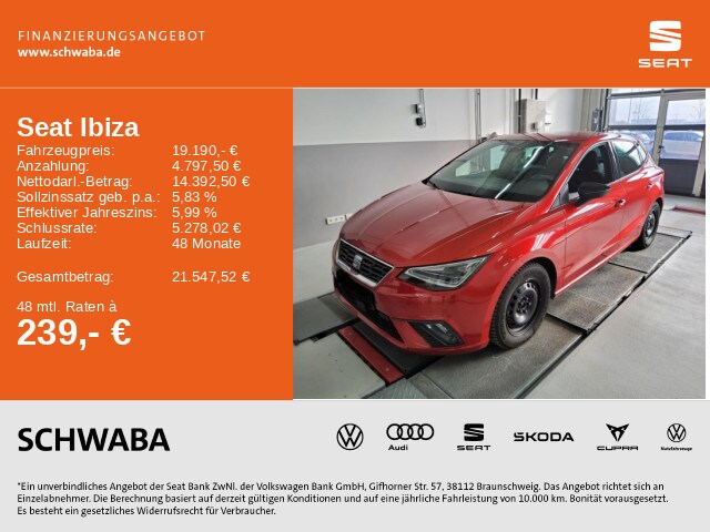 Seat Ibiza 1.0 TSI FR-lijn