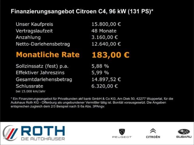 Citroën C4 Feel Pack PureTech