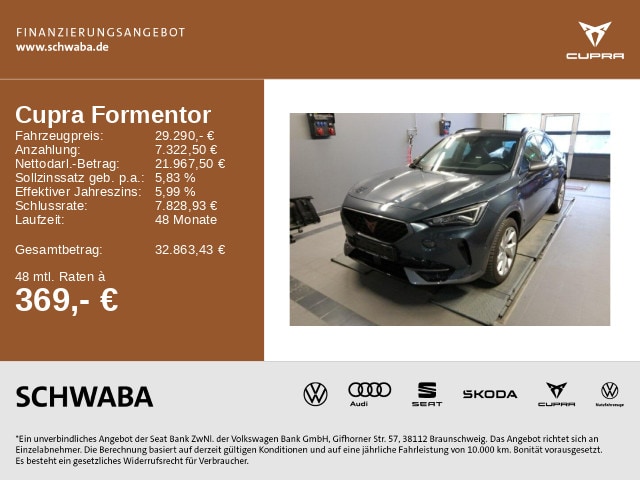 Cupra Formentor 1.4 DSG VZ e-Hybrid