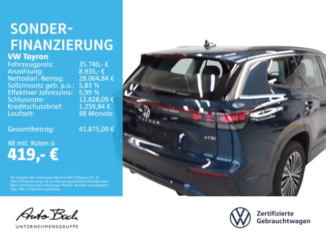 Volkswagen Tayron 1.5 eTSI DSG Life Pro