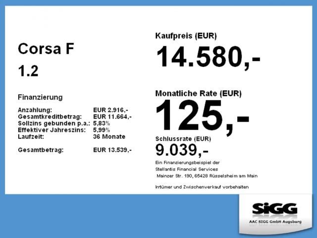 Opel Corsa F 1.2 Rückfahrkamera, Klima, CarPlay