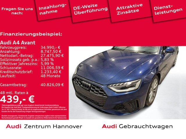 Audi A4 40 TFSI Avant S-Line S-Tronic