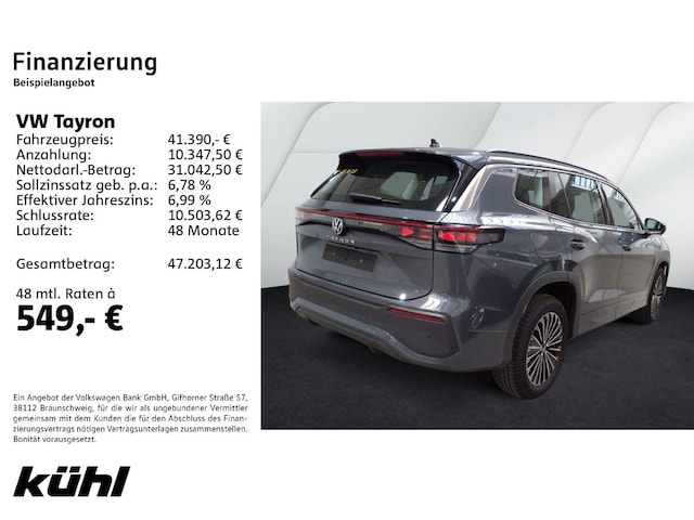 Volkswagen Tayron 2.0 TDI DSG IQ.Drive Life