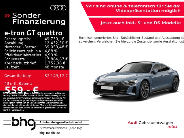Audi e-tron GT Quattro