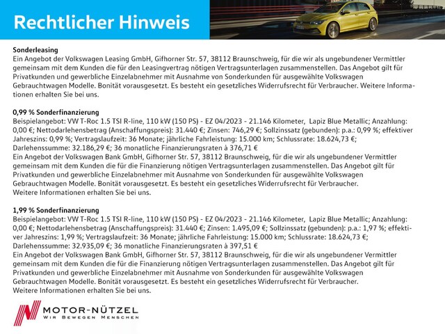 Volkswagen T-Roc 1.0 TSI