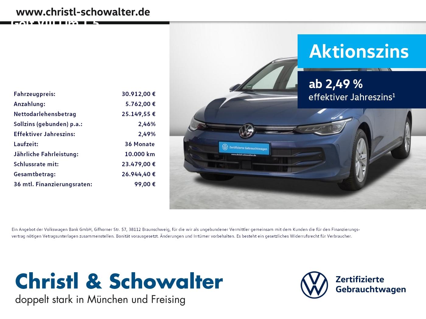 Volkswagen Golf 1.5 eTSI DSG Golf VIII Life