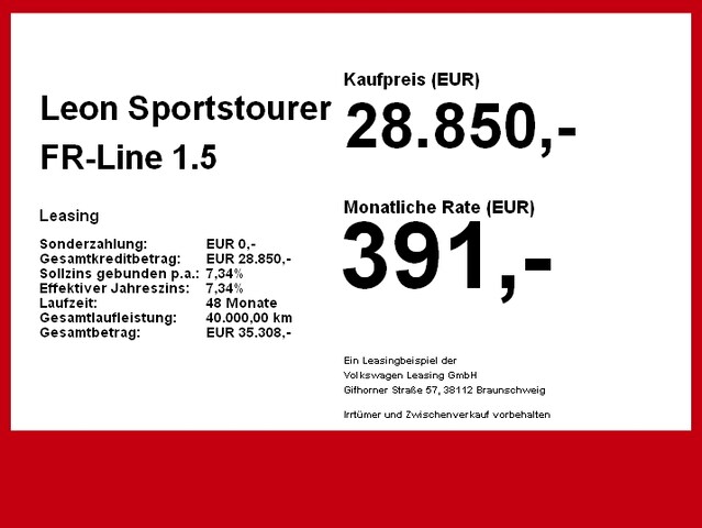Seat Leon 1.5 eTSI FR-lijn Sportstourer