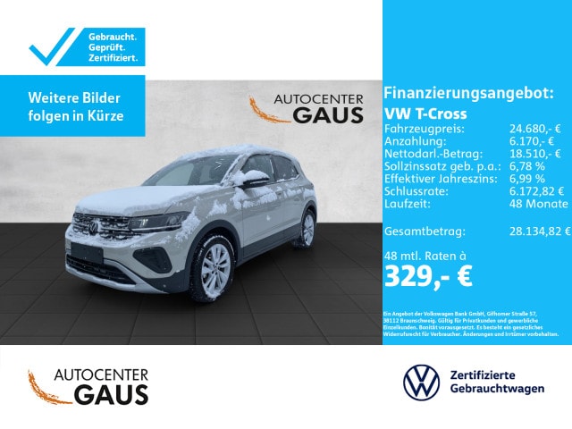 Volkswagen T-Cross 1.0 TSI DSG