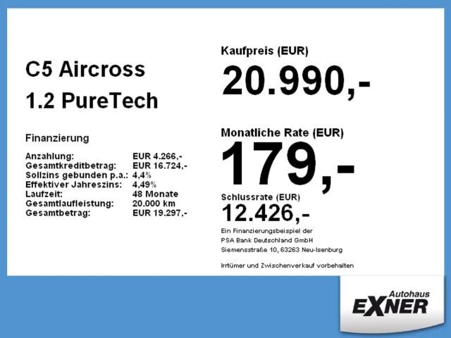 Citroën C5 Aircross Feel PureTech
