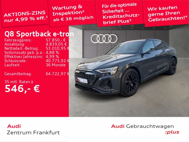 Audi Q8 e-tron 55 Quattro S-Line Sportback