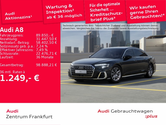 Audi A8 50 TDI Lang Quattro