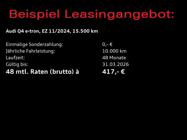 Audi Q4 e-tron 45 / Navi plus, Matrix, Standklima, WP