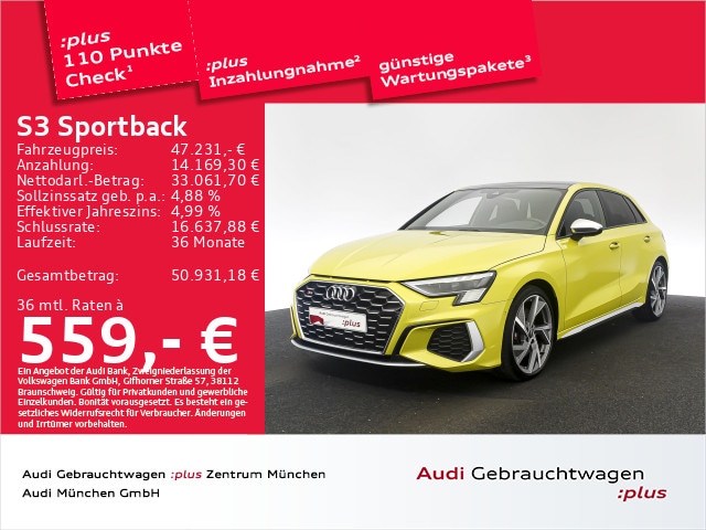 Audi S3 Quattro S-Tronic Sportback