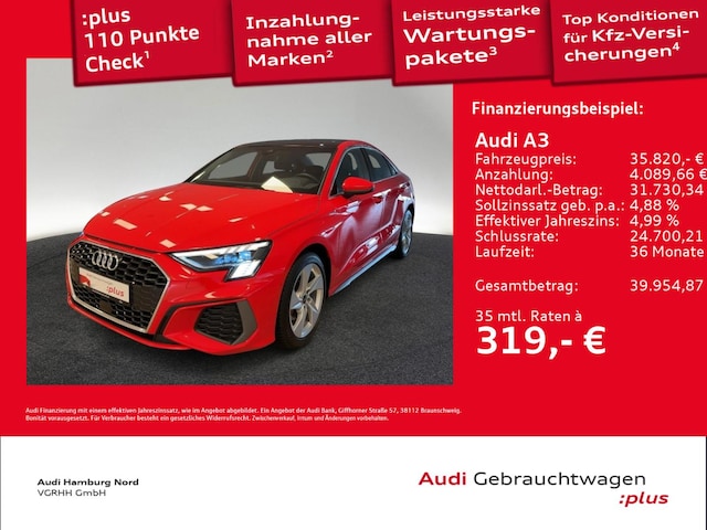 Audi A3 40 TDI Quattro S-Line S-Tronic Sedan